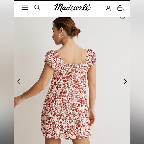 Madewell Margie Mini Dress in Abstract Flora - Picture 3 of 3